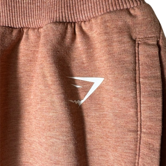 Gymshark Ark Tie High Waist Joggers Deep Blush Marl Pink Womens Size Small - Picture 3 of 13